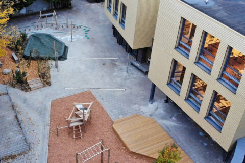 Kinderen leren beter met een leuk schoolplein