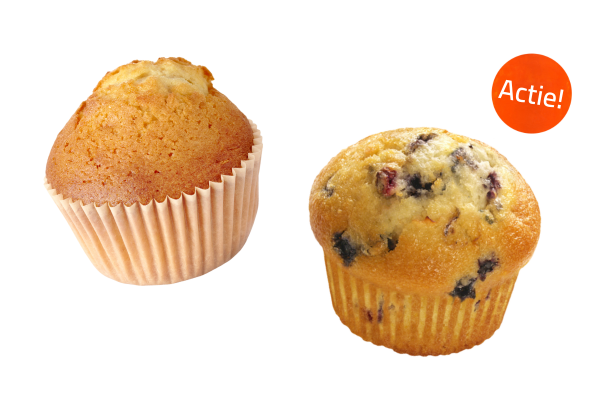 Vroege Vogel actie - korting op koffie/thee met muffin voor de vroege bezoekers van de NOT