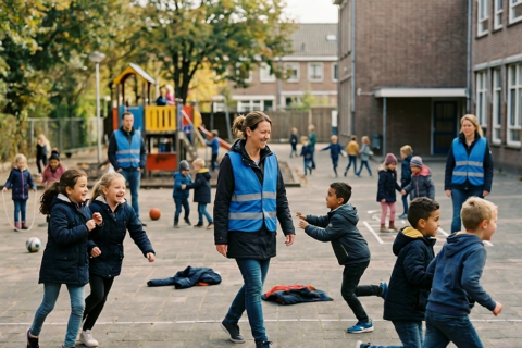 Kinderstralen biedt actieve pauzeopvang